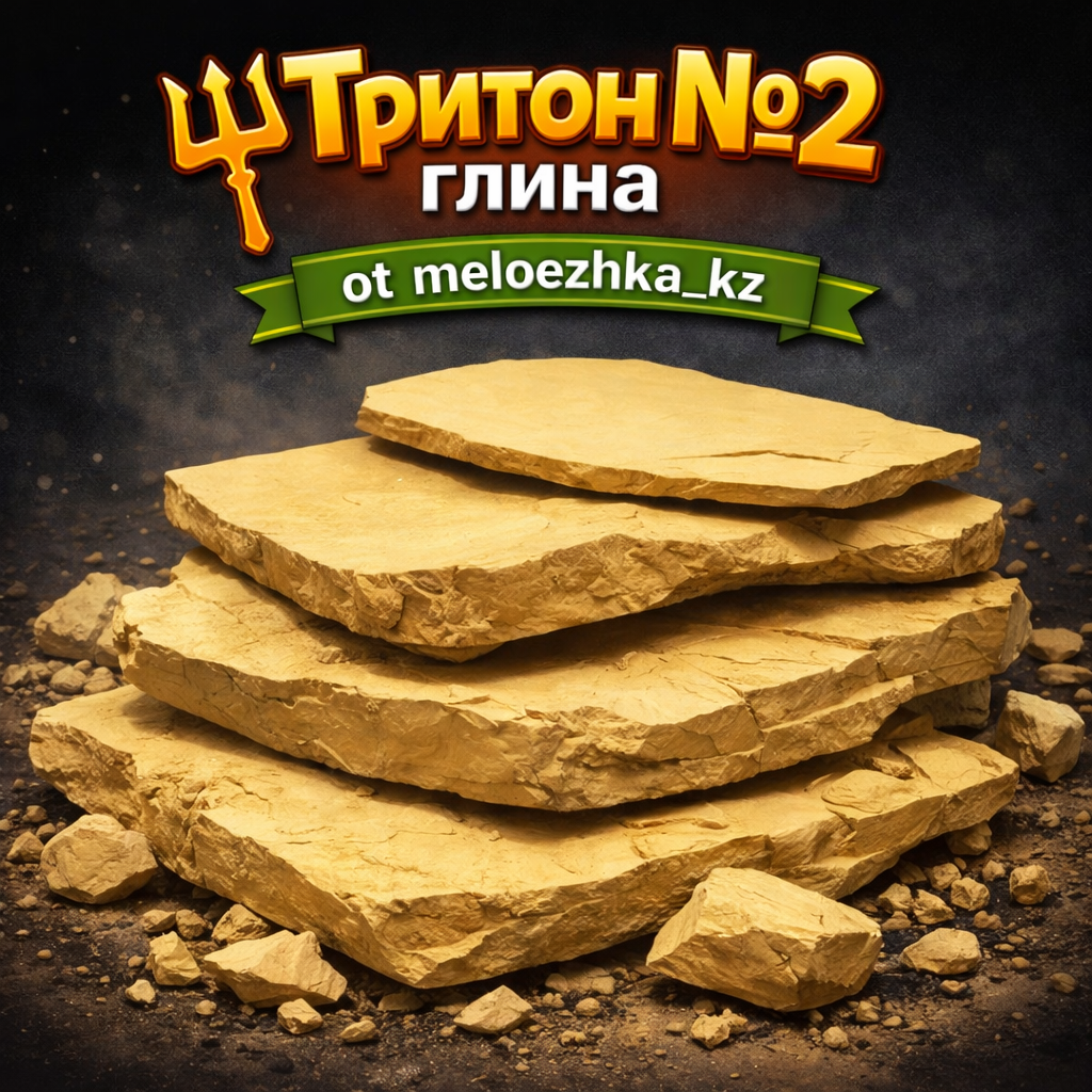 Тритон №2 глина 🔱 100грамм