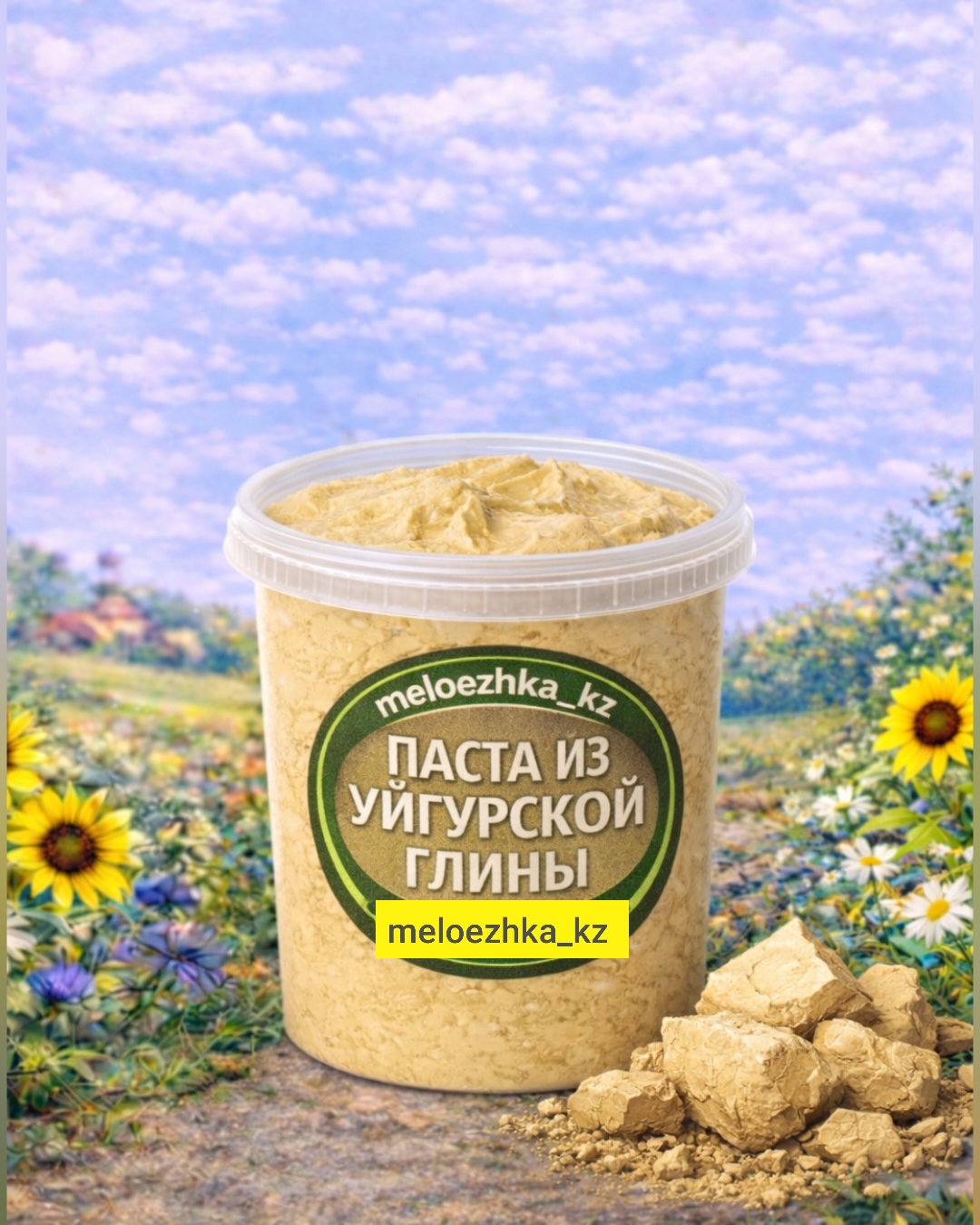 Паста из Уйгурской глины