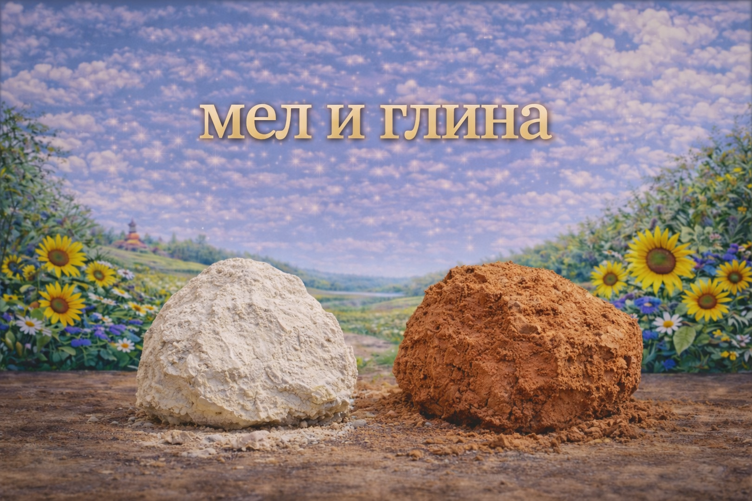 мел и глина