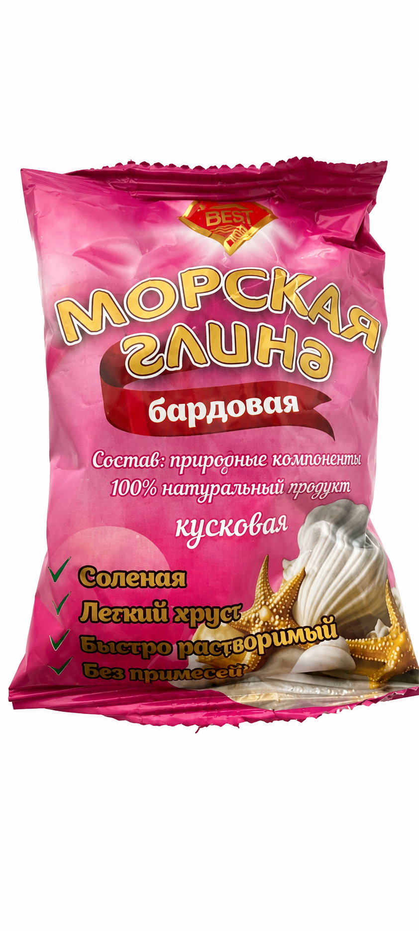 Морская глина Розовая пачка