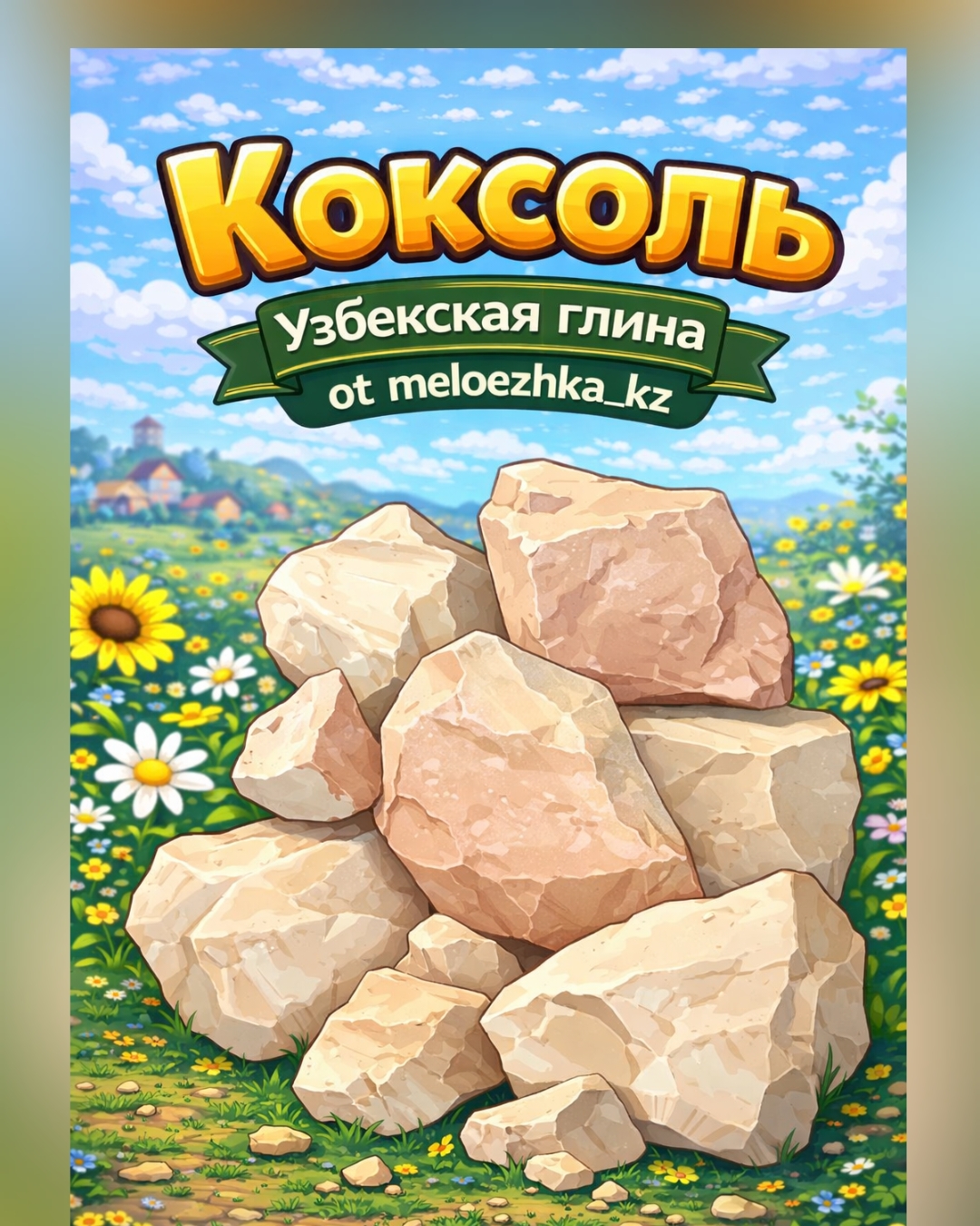 Коксоль глина Узбекская🇺🇿 100грамм