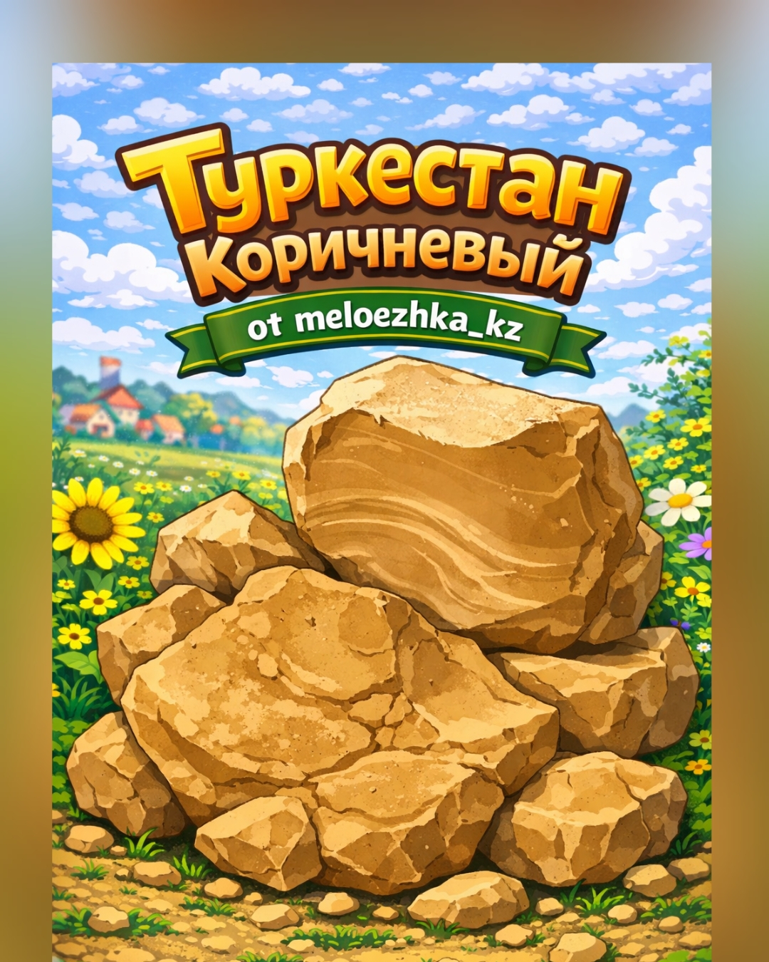 Туркестан Коричневый глина 🤎 100грамм