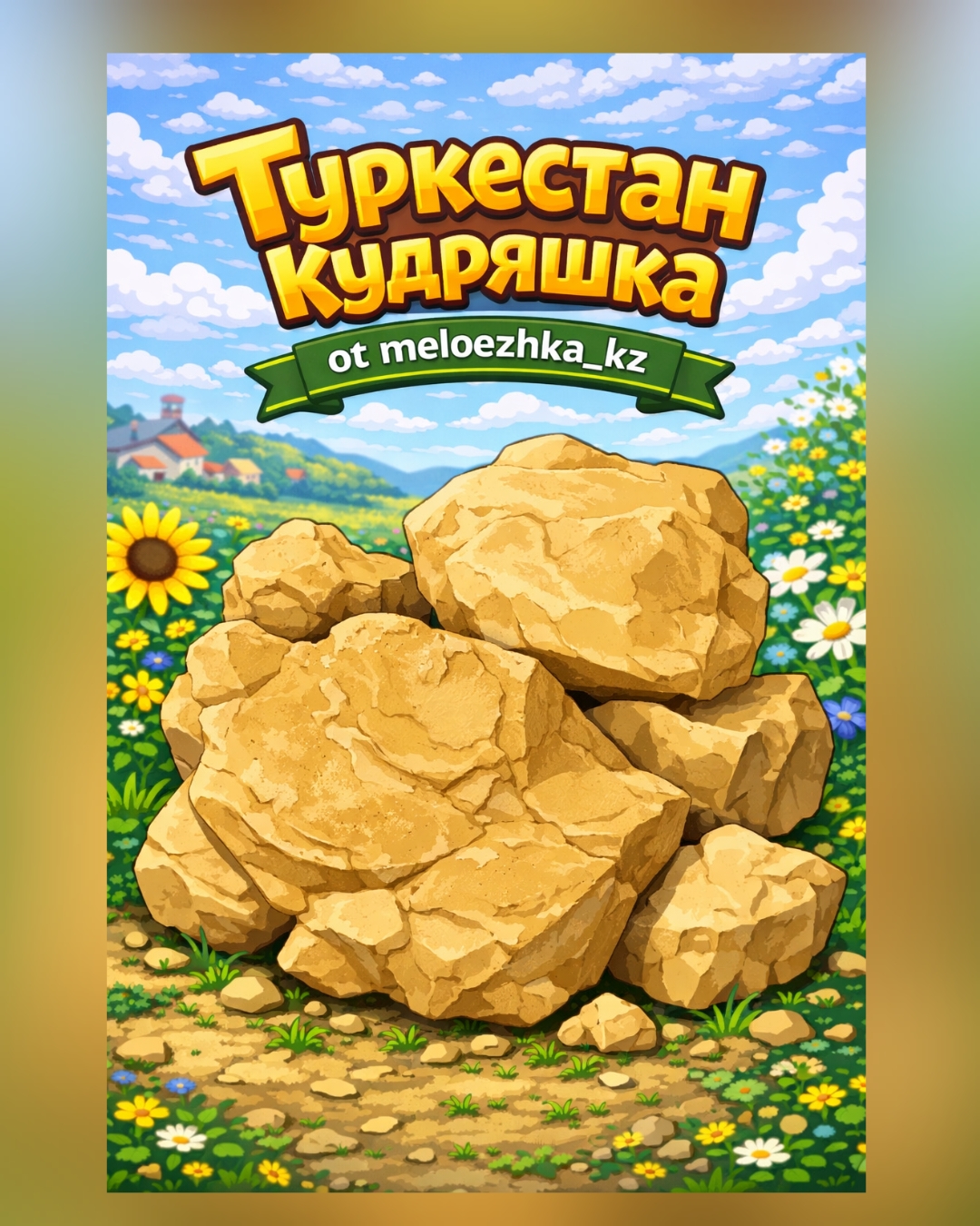 Туркестан Кудряшка глина 250грамм