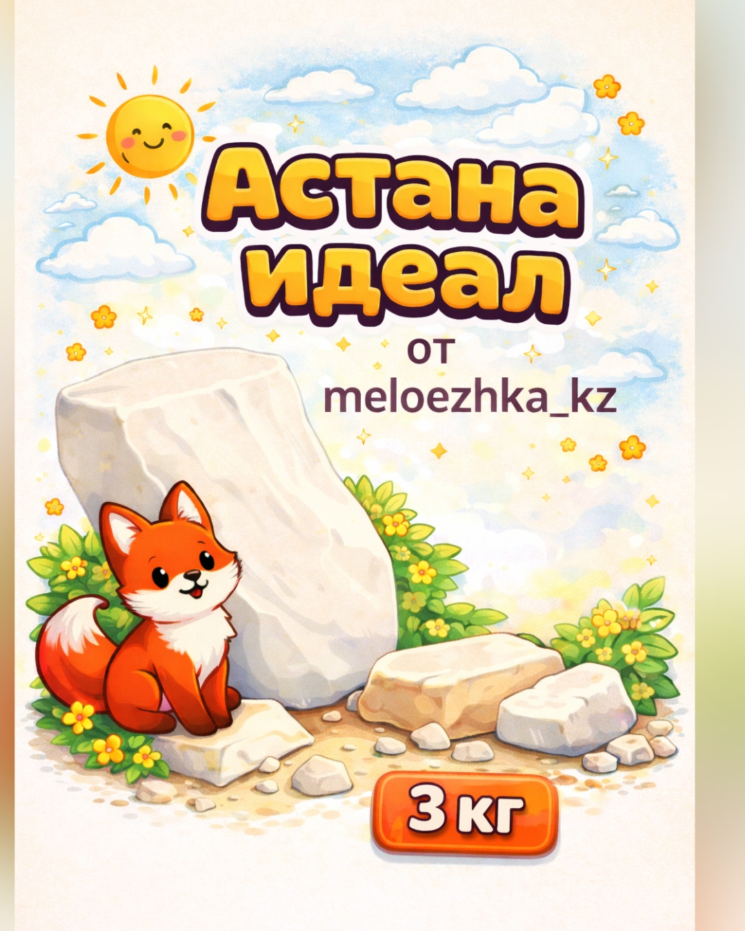 Астана идеал глина 3кг