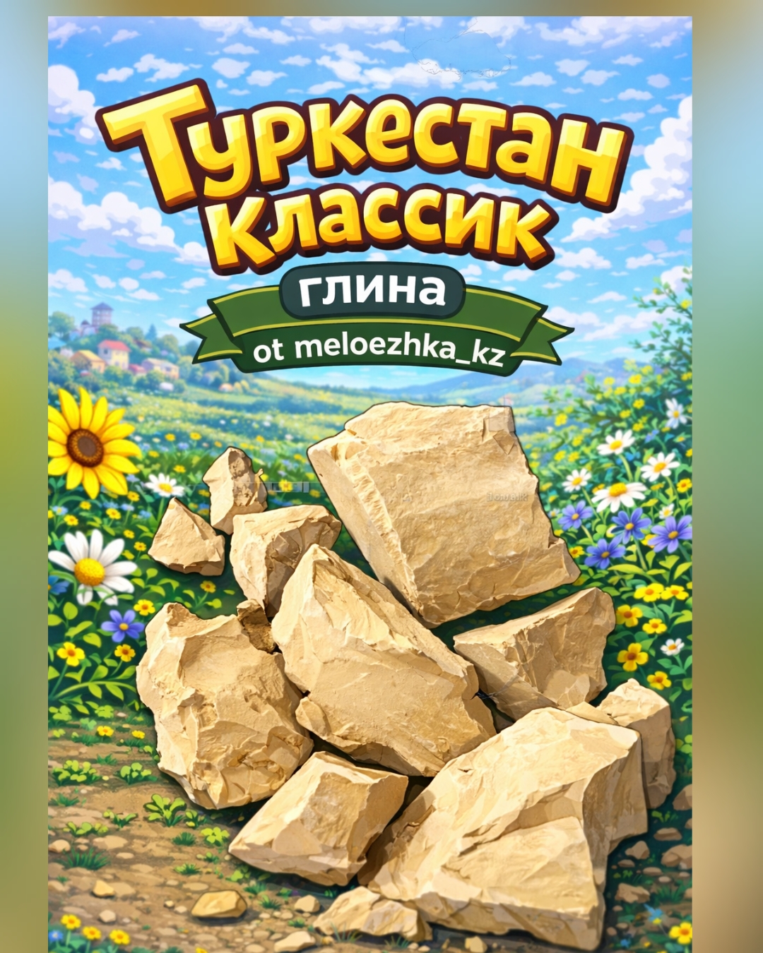Туркестан Классик глина 🕌 250грамм
