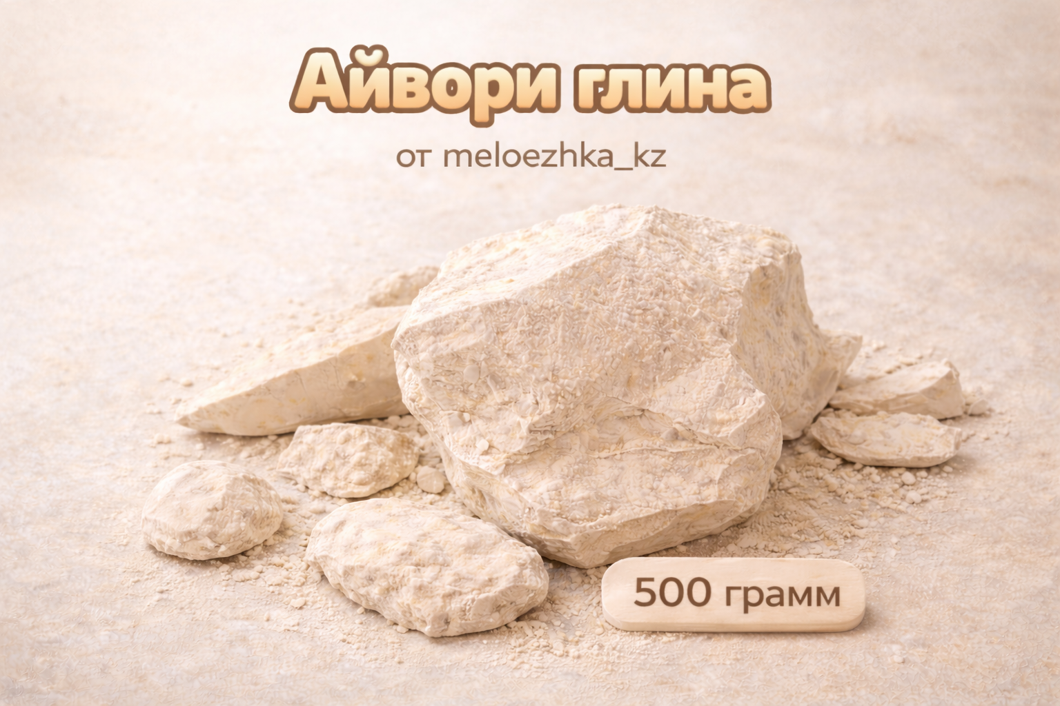 Айвори глина 500грамм Волгоград