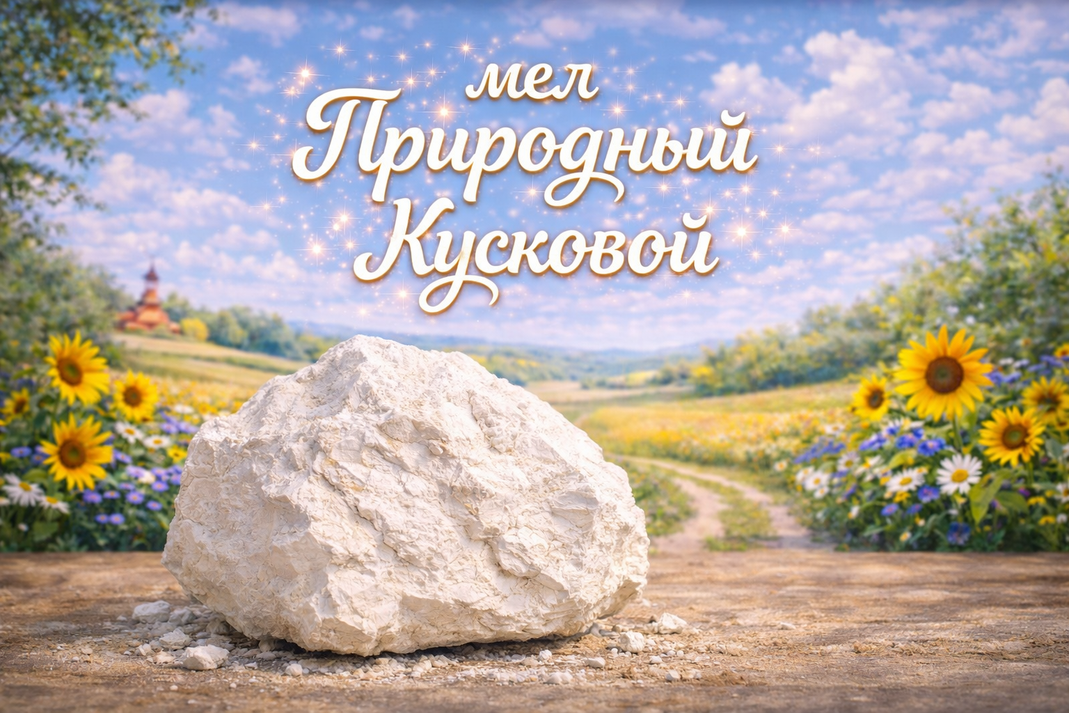 Мел Природный Кусковой