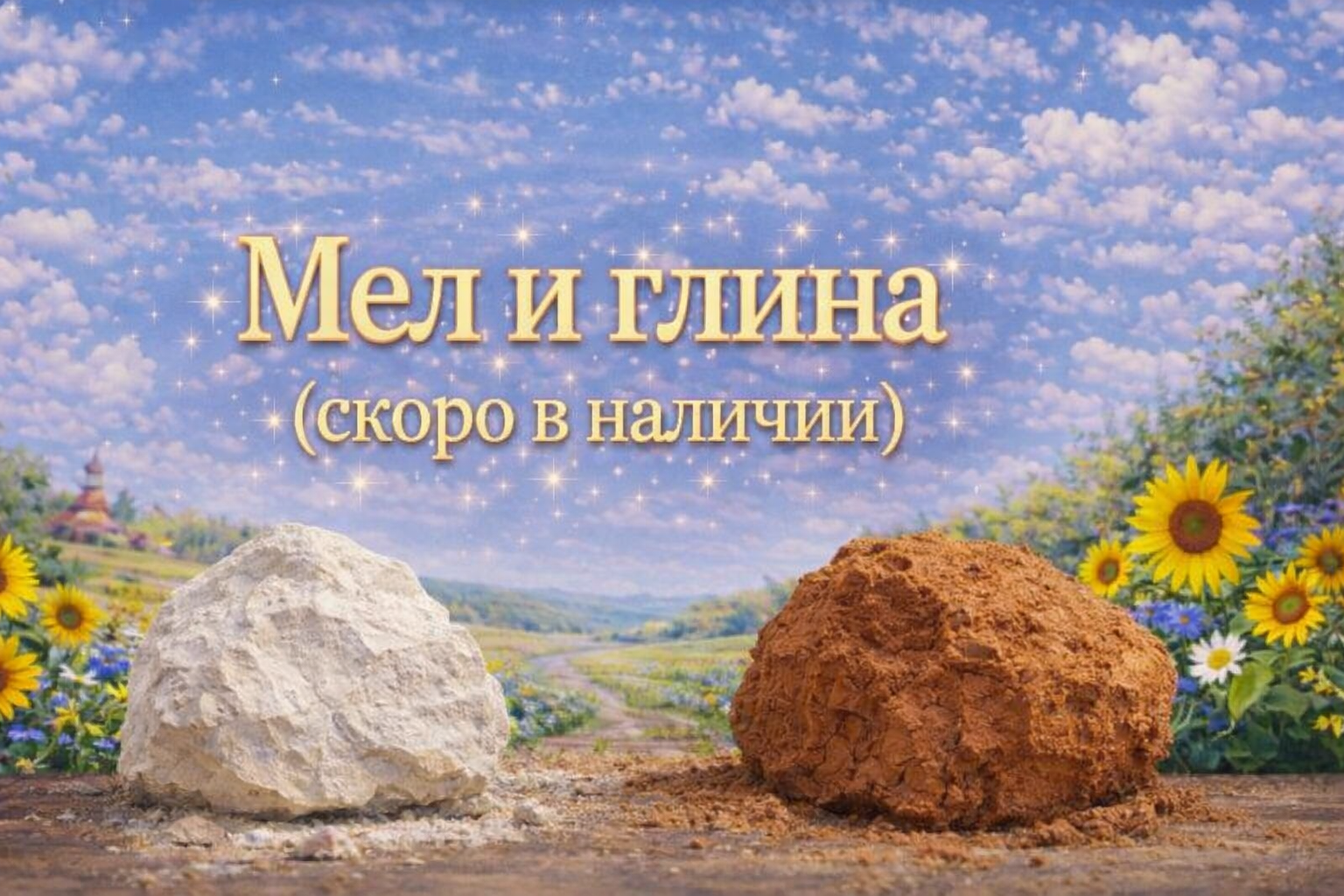 мел и глина (скоро в наличии)
